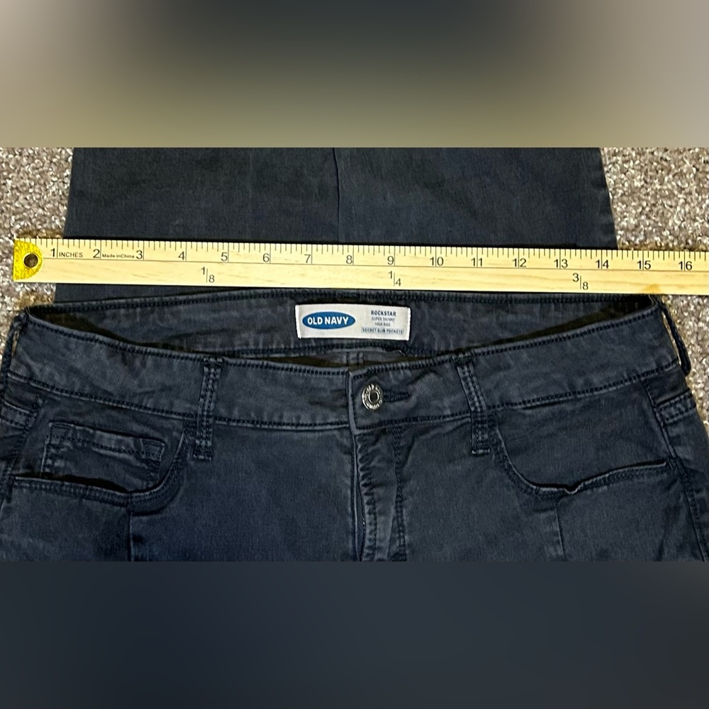 Old Navy Rockstar Super Skinny High Rise Secret-Slim Pockets Cargo Pants 12P - Picture 7 of 14